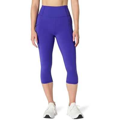 AEWM46346_Royal Blue Amazon Essentials Damskie legginsy sportowe Active Total Train z wysokim stanem 48 cm nogawka Capri Gym Workout Legginsy z kieszeniami, Królewski błękit, M AEWM46346_Royal Blue Amazon Essentials Damskie legginsy sportowe Active Total Train z wysokim stanem 48 cm nogawka Capri Gym Workout Legginsy z kieszeniami, Królewski błękit, M