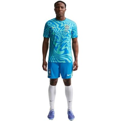 IH1662-369 NIKE Top piłkarski przed meczem Mężczyźni Brasilien Academy Pro Nike Dri-fit Kurzärmeliges Pre-match-fußballoberteil Für Herren IH1662-369 NIKE Top piłkarski przed meczem Mężczyźni Brasilien Academy Pro Nike Dri-fit Kurzärmeliges Pre-match-fußballoberteil Für Herren