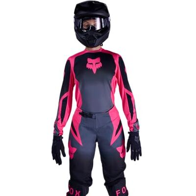 36324 Fox Racing Damski sweter 180 Shield Motocross Dirt Bike, Czarny/Różowy, Rozmiar S 36324 Fox Racing Damski sweter 180 Shield Motocross Dirt Bike, Czarny/Różowy, Rozmiar S