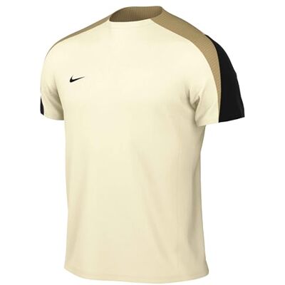 FN2399 Nike Męski T-shirt Dri-Fit Strike SS, Pale Ivory/Black/Jersey Gold/Black, S FN2399 Nike Męski T-shirt Dri-Fit Strike SS, Pale Ivory/Black/Jersey Gold/Black, S