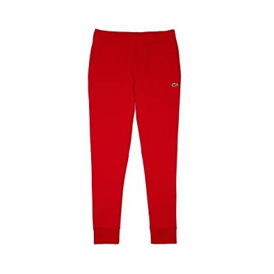 Czerwone spodnie Lacoste dla mężczyzn - XL Czerwony mężczyzna - Spodnie Czerwone spodnie Lacoste dla mężczyzn - XL Czerwony mężczyzna - Spodnie