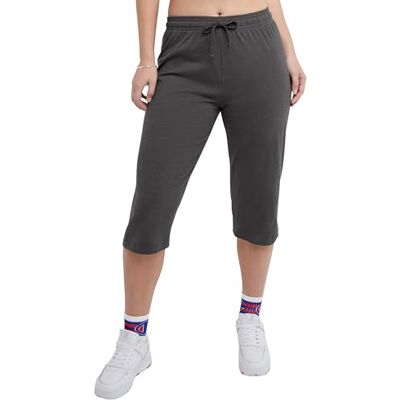 Champion 18" Lekka tkanina dżersejowa sportowe spodnie - Lounge Cropped Pants Champion 18" Lekka tkanina dżersejowa sportowe spodnie - Lounge Cropped Pants