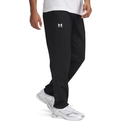 1390151-001 Under Armour Męskie spodnie sportowe Brawler, (001) czarny/biały, M 1390151-001 Under Armour Męskie spodnie sportowe Brawler, (001) czarny/biały, M