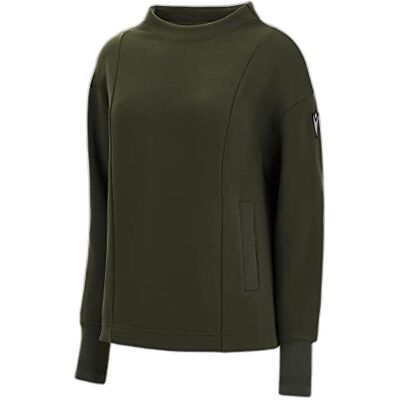 38030157 Macron Damska bluza Athleisure Fcc Dudinka Crater Neck Milgrn Wmn, zielona, XS, ZIELONY, XS 38030157 Macron Damska bluza Athleisure Fcc Dudinka Crater Neck Milgrn Wmn, zielona, XS, ZIELONY, XS