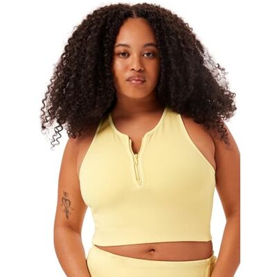 1042 Girlfriend Collective Dylan Sports Bra, Classic Women’s Sports Bra, Zip Front, Without Underwire and no padding, Perfect for Yoga, Fitness, Jogging 1042 Girlfriend Collective Dylan Sports Bra, Classic Women’s Sports Bra, Zip Front, Without Underwire and no padding, Perfect for Yoga, Fitness, Jogging