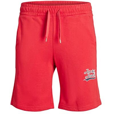 12228758 JACK & JONES Męskie spodenki dresowe JPSTTREVOR GMS, czerwone, rozm. S, Rococco Red, S 12228758 JACK & JONES Męskie spodenki dresowe JPSTTREVOR GMS, czerwone, rozm. S, Rococco Red, S