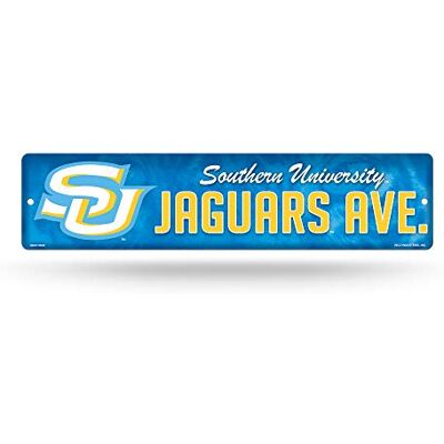Rico Industries Fan Shop HSN170502 Southern University plastikowy znak uliczny, kolor zespołu, 9 x 40 cm Rico Industries Fan Shop HSN170502 Southern University plastikowy znak uliczny, kolor zespołu, 9 x 40 cm