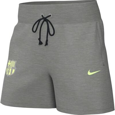 FN8495-063 Nike Fc Barcelona szorty FCB W NSW Phnx FLC Hr Short, Dk Grey Heather/Barely Volt, , L FN8495-063 Nike Fc Barcelona szorty FCB W NSW Phnx FLC Hr Short, Dk Grey Heather/Barely Volt, , L
