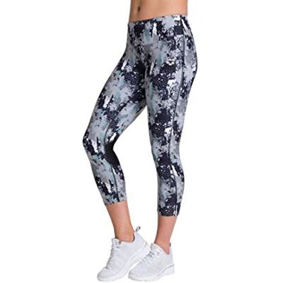 001618 Arena Damskie spodnie sportowe 3/4 Gym Tights, Pixel Planet, XS 001618 Arena Damskie spodnie sportowe 3/4 Gym Tights, Pixel Planet, XS