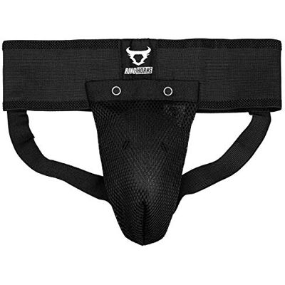 RH-00041-001-M Ringhorns Men's Charger głęboka ochrona z uchwytem, czarna, M RH-00041-001-M Ringhorns Men's Charger głęboka ochrona z uchwytem, czarna, M