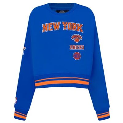 BNKC515481 Pro Standard Damska bluza NBA Retro Classics W Rib FLC Crewneck Royal/Orange/Royal, M, Królewski/Pomarańczowy/Królewski, M BNKC515481 Pro Standard Damska bluza NBA Retro Classics W Rib FLC Crewneck Royal/Orange/Royal, M, Królewski/Pomarańczowy/Królewski, M