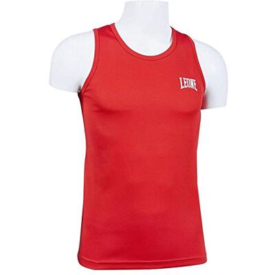 AB724 Leone 1947 Biustonosz tank top Boks, Czerwony, L AB724 Leone 1947 Biustonosz tank top Boks, Czerwony, L