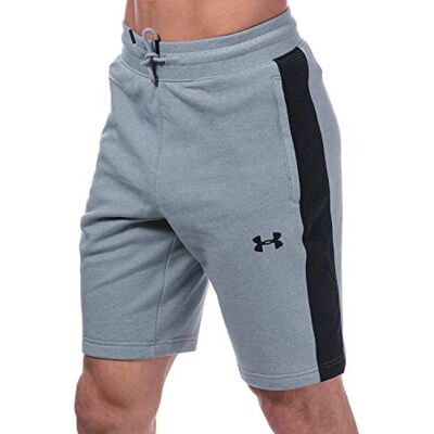 1345804-035 Under Armour krótkie spodnie męskie z mikronitkami z polaru stal, jasnowrzosowy/czarny XL 1345804-035 Under Armour krótkie spodnie męskie z mikronitkami z polaru stal, jasnowrzosowy/czarny XL