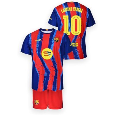 BC59E-LY-8 FC Barcelona Czwarty strój dla dzieci sezon 25/26 Lamine Yamal Zestaw czwarty strój FC Barcelona na sezon 2025-2026. Unisex dzieci BC59E-LY-8 FC Barcelona Czwarty strój dla dzieci sezon 25/26 Lamine Yamal Zestaw czwarty strój FC Barcelona na sezon 2025-2026. Unisex dzieci