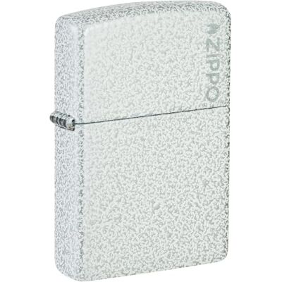 Zippo Logo Glacier Zapalniczka Sztormowa, Grawerowanie Laserowe, Wielokrotnego Użytku, do Napełniania, Wiatroodporna Konstrukcja, Pudełko na Prezent, Wykonano w USA, Szaroniebieski (Glacier) Zippo Logo Glacier Zapalniczka Sztormowa, Grawerowanie Laserowe, Wielokrotnego Użytku, do Napełniania, Wiatroodporna Konstrukcja, Pudełko na Prezent, Wykonano w USA, Szaroniebieski (Glacier)