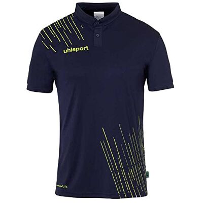 100527409 uhlsport Męska koszulka polo sportowa, Marine/Fluo żółty, XXL 100527409 uhlsport Męska koszulka polo sportowa, Marine/Fluo żółty, XXL