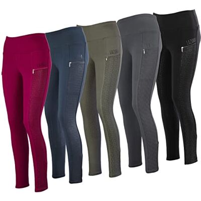 4052491944963 LAZURA Damskie legginsy do jazdy konnej, granatowe, 40 4052491944963 LAZURA Damskie legginsy do jazdy konnej, granatowe, 40