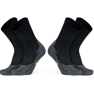 PRO 04 PRS Oddychające skarpety trekkingowe męskie, odporne na pęcherze, idealne skarpety na piesze wycieczki, wędrówki, wędrówki, polowanie, szlak outdoorowy, 2 pary PRO 04 PRS Oddychające skarpety trekkingowe męskie, odporne na pęcherze, idealne skarpety na piesze wycieczki, wędrówki, wędrówki, polowanie, szlak outdoorowy, 2 pary