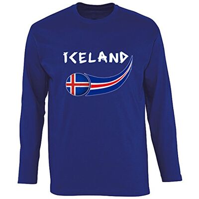5060542523615 Supportershop Shirt Island L/S niebieski królewski błękit M 5060542523615 Supportershop Shirt Island L/S niebieski królewski błękit M