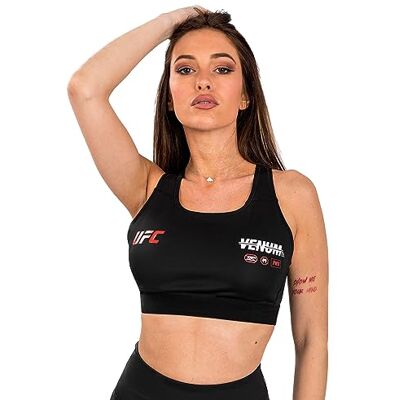 VNMUFC-00197-001-XL Venum, Biustonosz sportowy UFC Adrenaline by Women's Fight Week, Czarny dla kobiet, XL, czarny, XL VNMUFC-00197-001-XL Venum, Biustonosz sportowy UFC Adrenaline by Women's Fight Week, Czarny dla kobiet, XL, czarny, XL
