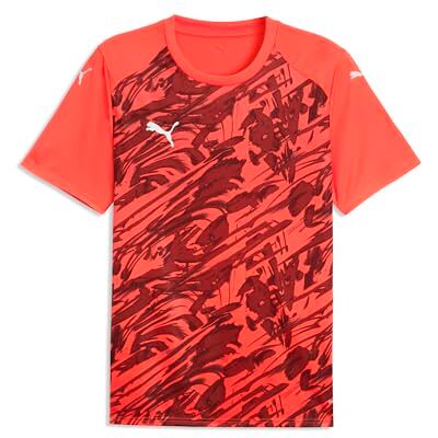 706537 PUMA TeamFINAL Graphic Jersey Jr, 140, świecąca czerwień biała-aktywna czerwień 706537 PUMA TeamFINAL Graphic Jersey Jr, 140, świecąca czerwień biała-aktywna czerwień