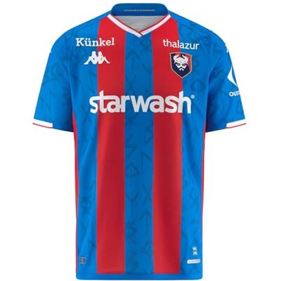 381L8BW Kappa Kombat 2024 Home SM Caen Act Jersey Niebiesko-Czerwono-Biały-Sponsor Rozmiar Kid 6 lat, Kolor: wielokolorowy, 6 años 381L8BW Kappa Kombat 2024 Home SM Caen Act Jersey Niebiesko-Czerwono-Biały-Sponsor Rozmiar Kid 6 lat, Kolor: wielokolorowy, 6 años
