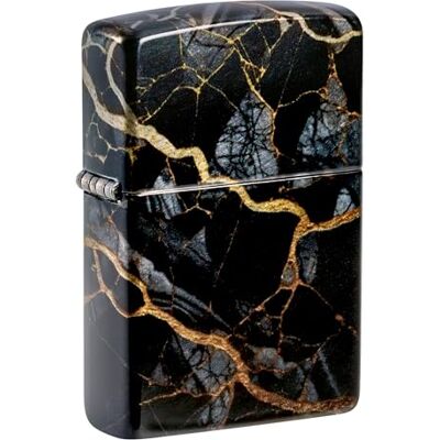 Zippo Zapalniczka Sztormowa, Motyw Marmuru, 540° Postarzany Chrom, Fusion, do Napełniania, Wielokrotnego Użytku, Odporna na Wiatr, Pudełko Prezentowe, Wyprodukowana w USA Zippo Zapalniczka Sztormowa, Motyw Marmuru, 540° Postarzany Chrom, Fusion, do Napełniania, Wielokrotnego Użytku, Odporna na Wiatr, Pudełko Prezentowe, Wyprodukowana w USA