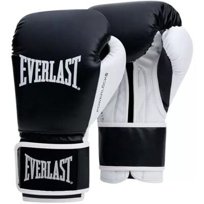 009283634117 Everlast Powerlock OG Rękawice bokserskie 400 ml, czarne/białe rękawice bokserskie do toreb, pracy z rękawiczkami i sparingiem, system rzepów, zaawansowana technologia pianki, ergonomiczny uchwyt 009283634117 Everlast Powerlock OG Rękawice bokserskie 400 ml, czarne/białe rękawice bokserskie do toreb, pracy z rękawiczkami i sparingiem, system rzepów, zaawansowana technologia pianki, ergonomiczny uchwyt