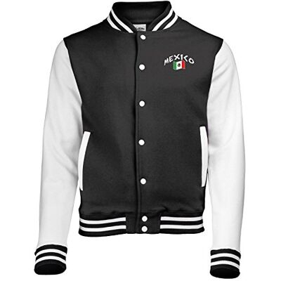 5060570684296 Supportershop Meksyk chłopięcy kurtka Czarny XS 5060570684296 Supportershop Meksyk chłopięcy kurtka Czarny XS
