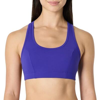 AEWM45448_Royal Blue Amazon Essentials Damski biustonosz sportowy Active Total Train Medium Support Racerback Gym Workout, Królewski błękit, XS AEWM45448_Royal Blue Amazon Essentials Damski biustonosz sportowy Active Total Train Medium Support Racerback Gym Workout, Królewski błękit, XS