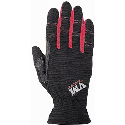 RH-04-44 Rękawice jeździeckie VM Riding Sports Unisex Red Pro XS RH-04-44 Rękawice jeździeckie VM Riding Sports Unisex Red Pro XS