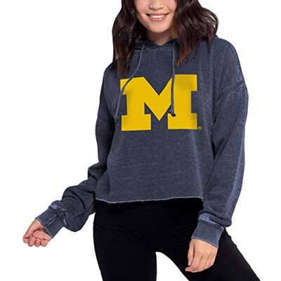 450_TC_PL chicka-d NCAA damska bluza z kapturem Campus Cropped Atrament S 450_TC_PL chicka-d NCAA damska bluza z kapturem Campus Cropped Atrament S