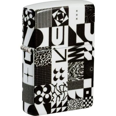 Zippo Abstract Pattern Zapalniczka Sztormowa, Kolorowy Nadruk, do Napełniania, Wielokrotnego Użytku, Wiatroodporna Konstrukcja, Pudełko na Prezent, Wykonano w USA, Kolor 540° Zippo Abstract Pattern Zapalniczka Sztormowa, Kolorowy Nadruk, do Napełniania, Wielokrotnego Użytku, Wiatroodporna Konstrukcja, Pudełko na Prezent, Wykonano w USA, Kolor 540°