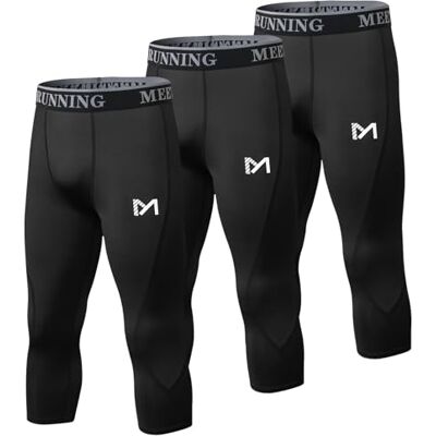 U6B-TU6CB-3BLACK-XL MEETYOO Męskie spodnie kompresyjne, sportowe, oddychające, do fitnessu, bielizna funkcyjna, długie spodnie do biegania, wędrówek, jazdy na rowerze, Spodnie 3/4-czarne, 3 szt, XL U6B-TU6CB-3BLACK-XL MEETYOO Męskie spodnie kompresyjne, sportowe, oddychające, do fitnessu, bielizna funkcyjna, długie spodnie do biegania, wędrówek, jazdy na rowerze, Spodnie 3/4-czarne, 3 szt, XL