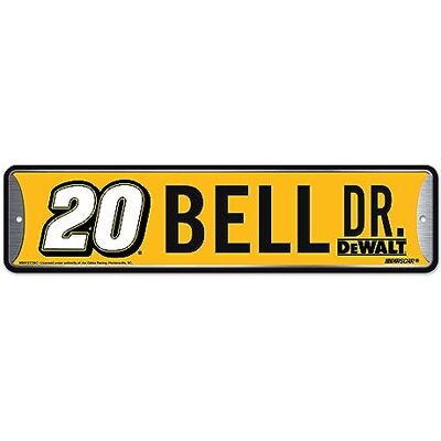 Rico Industries NASCAR Racing Christopher Bell metalowy znak uliczny 10 cm x 38 cm wystrój domu sypialnia biuro męska jaskinia Rico Industries NASCAR Racing Christopher Bell metalowy znak uliczny 10 cm x 38 cm wystrój domu sypialnia biuro męska jaskinia