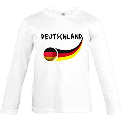 5060360364261 supportershop T-shirt Niemcy biały L/S piłka nożna 110 biały 5060360364261 supportershop T-shirt Niemcy biały L/S piłka nożna 110 biały