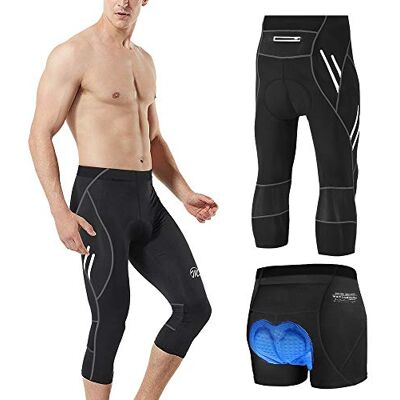 UPX11-WD-S MEETWEE męskie spodenki rowerowe 3/4, kompresyjne spodnie rowerowe, legginsy, dla mężczyzn, elastyczna oddychająca wkładka z gąbki 3D UPX11-WD-S MEETWEE męskie spodenki rowerowe 3/4, kompresyjne spodnie rowerowe, legginsy, dla mężczyzn, elastyczna oddychająca wkładka z gąbki 3D