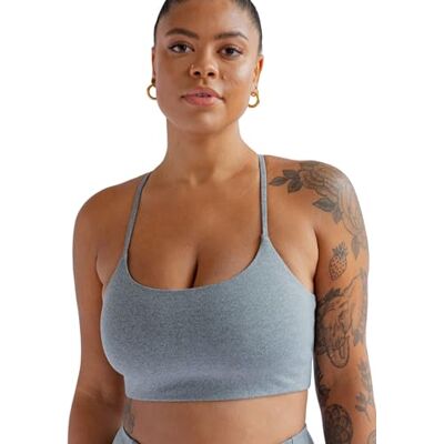 1008 Girlfriend Collective Juliet Sports Bra, Medium-low impact Women’s Sports Bra, Strappy back, Without padding and underwire, for Fitness, Yoga, Pilates, Wellness, Training, Sizes XXS-6XL 1008 Girlfriend Collective Juliet Sports Bra, Medium-low impact Women’s Sports Bra, Strappy back, Without padding and underwire, for Fitness, Yoga, Pilates, Wellness, Training, Sizes XXS-6XL