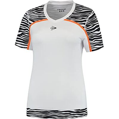 880194 Dunlop Women's Ladies Game Tee 2 koszulka tenisowa, biała, XL, biały, XL 880194 Dunlop Women's Ladies Game Tee 2 koszulka tenisowa, biała, XL, biały, XL