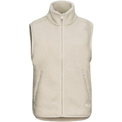 A65069_A0056 Jack Wolfskin Damska kurtka polarowa High Curl Vest W, niebieska (Night Blue), XS, Pale Sand, M A65069_A0056 Jack Wolfskin Damska kurtka polarowa High Curl Vest W, niebieska (Night Blue), XS, Pale Sand, M