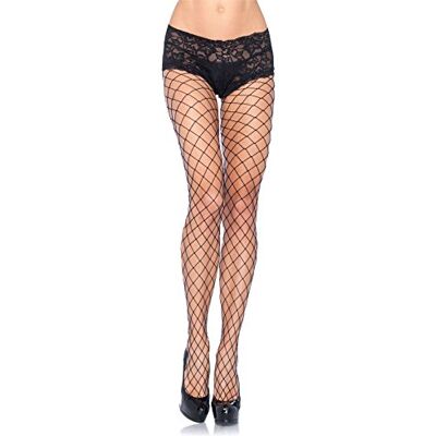 1278Q07003 Leg Avenue Damskie rajstopy Fencenet Diamond + czerwone, Plus Size 1278Q07003 Leg Avenue Damskie rajstopy Fencenet Diamond + czerwone, Plus Size