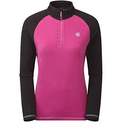 DWA473_Active Pink/Black_6 Dare 2b Damska kurtka FreeformII Half Zip Warm Fleece Jacket Jacke cken wasserdichte Shell, ActivePk/Blk, UK 6 Bust 30", (76 cm) DWA473_Active Pink/Black_6 Dare 2b Damska kurtka FreeformII Half Zip Warm Fleece Jacket Jacke cken wasserdichte Shell, ActivePk/Blk, UK 6 Bust 30", (76 cm)