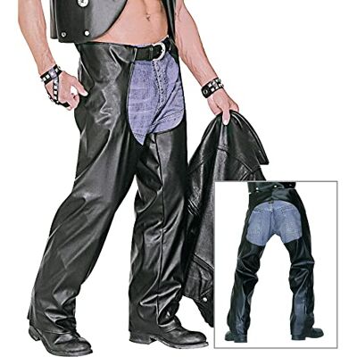 W WIDMANN MILANO Party Fashion Widmann Chaps Rocker/motocyklista, ze sztucznej skóry, rocker, motocyklista, karnawał, impreza tematyczna W WIDMANN MILANO Party Fashion Widmann Chaps Rocker/motocyklista, ze sztucznej skóry, rocker, motocyklista, karnawał, impreza tematyczna