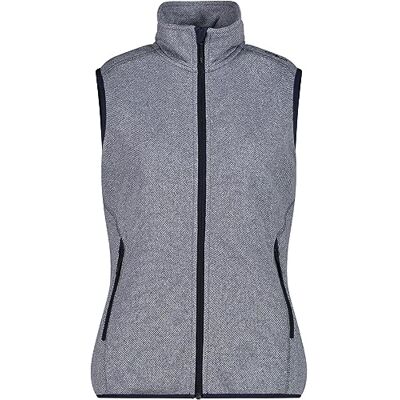 3H55766 CMP Damska kamizelka z dzianiny Knit-Tech B.Blue-Biały, 48 3H55766 CMP Damska kamizelka z dzianiny Knit-Tech B.Blue-Biały, 48