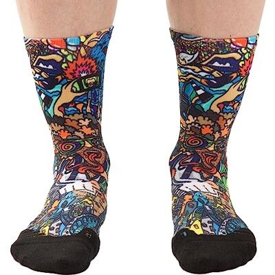 17360 Ridefyl Unisex swobodne skarpety, wielokolorowe, 41-45 17360 Ridefyl Unisex swobodne skarpety, wielokolorowe, 41-45