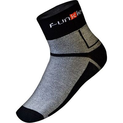 8015930104621 Funkier Unisex zimowe skarpety rowerowe wygodne, ciepłe i izolacyjne termiczne czarny/szary Size 35-38 8015930104621 Funkier Unisex zimowe skarpety rowerowe wygodne, ciepłe i izolacyjne termiczne czarny/szary Size 35-38