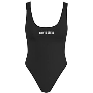 KW0KW01599 Calvin Klein Damski strój kąpielowy z tyłu jednoczęściowy, Czarny (Pvh Black), XS KW0KW01599 Calvin Klein Damski strój kąpielowy z tyłu jednoczęściowy, Czarny (Pvh Black), XS