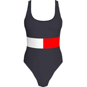 UW0UW05853C1GS TOMMY HILFIGER Damski jednoczęściowy (rozmiar EXT) UW0UW05853, niebieski, S, Niebieski (Dark Night Navy), S UW0UW05853C1GS TOMMY HILFIGER Damski jednoczęściowy (rozmiar EXT) UW0UW05853, niebieski, S, Niebieski (Dark Night Navy), S