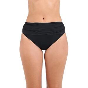 LB1IG97-001 La Blanca Women's Standard Island Goddess Banded Mid Waist Pant Bikini Swimsuit Bottom, Black, 10 LB1IG97-001 La Blanca Women's Standard Island Goddess Banded Mid Waist Pant Bikini Swimsuit Bottom, Black, 10