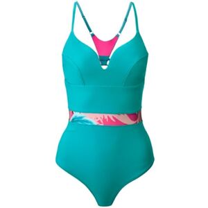 NS_VE_TXS MF SEA® Stroje kąpielowe jednoczęściowe damskie z wysokim dekoltem dla eleganckiego i wygodnego wyglądu. Materiał poliestrowy i Elastan z osłoną UV50 + UPF. Kąpielówki idealne do surfowania i sportów NS_VE_TXS MF SEA® Stroje kąpielowe jednoczęściowe damskie z wysokim dekoltem dla eleganckiego i wygodnego wyglądu. Materiał poliestrowy i Elastan z osłoną UV50 + UPF. Kąpielówki idealne do surfowania i sportów
